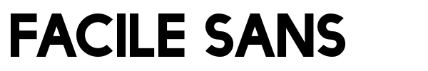 Facile Sans font preview